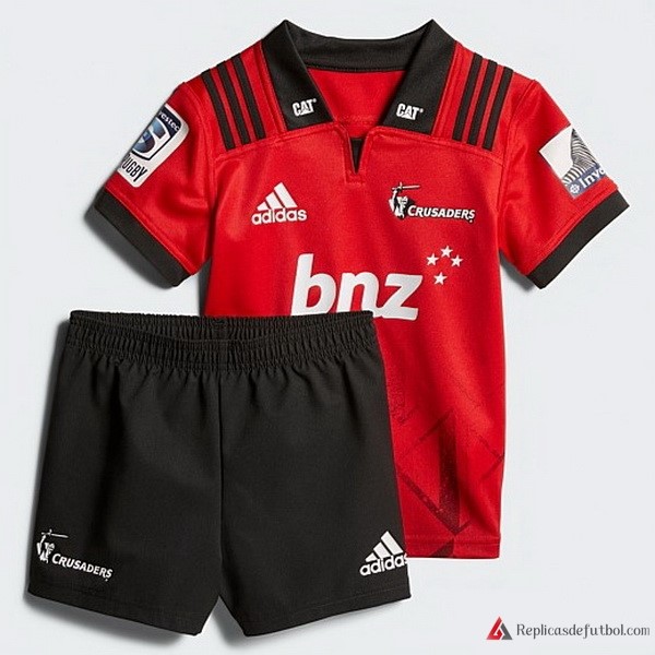 Camiseta Crusaders Niño Primera equipación 2018 Rojo Rugby